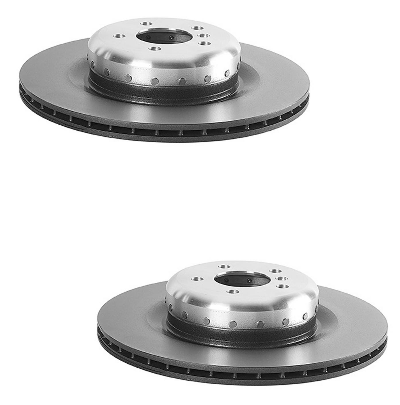 BMW Disc Brake Pad and Rotor Kit - Rear (385mm) (Ceramic) (EURO) 34216857117 - Akebono Euro Ultra-Premium 4119937KIT